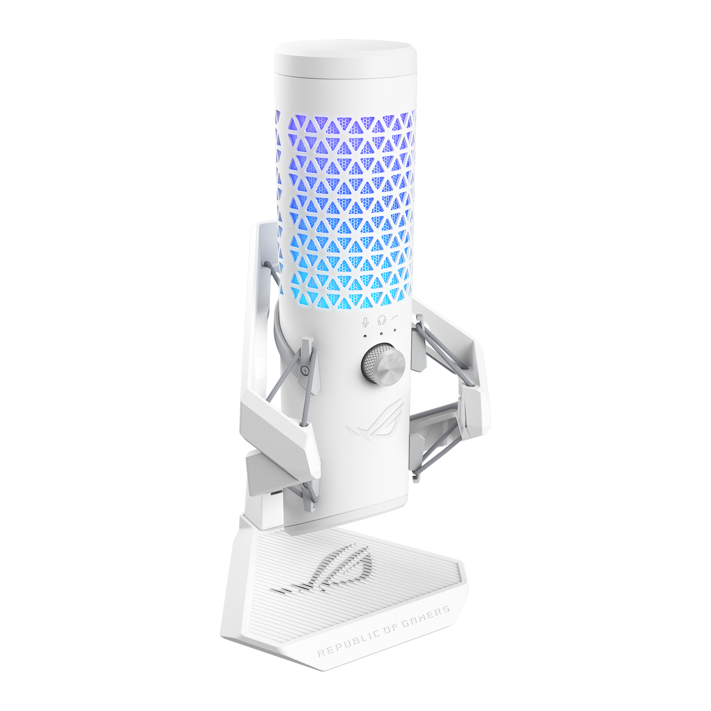 ASUS ROG Carnyx Professional Cardioid Condenser Gaming Microphone - White ASUS ROG Carnyx Professional Cardioid Condenser Gaming Microphone - White